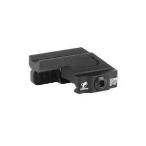 American Defense Mfg. AD-B2, Quick Detach Mount, 1.64 in Height, Fits Trijicon ACOG, Anodized Finish, Black AD-B2-M-STD