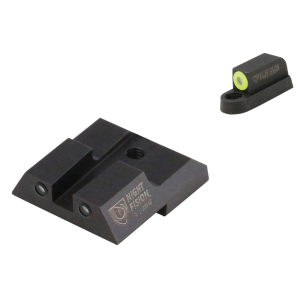 Night Fision CZU076003YGZG Tritium Night Sights For CZ-USA Black| Green Tritium Yellow Ring Front Sight Green Tritium Black Ring Rear Sight