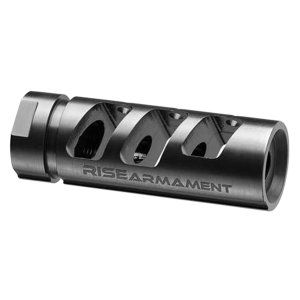 Rise Armament RA701308BLK AR10 Compensator 308/7.62 NATO 5/8x24 tpi 416 Stainless Steel Black Nitride