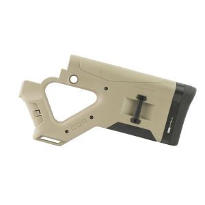 Hera USA CQR Stock, Fits Mil-Spec AR-15 Rifles and DPMS 308 GII, Tan 12.13
