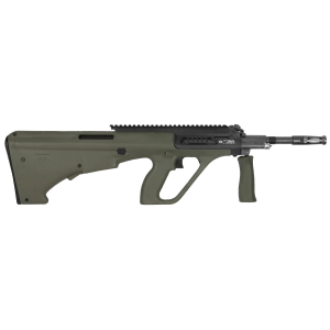 Steyr Arms AUGM1GRNEXT AUG A3 M1 5.56x45mm NATO 16in 30+1 Black Rec OD Green Fixed Bullpup Stock OD Green Polymer Grip Right Hand Includes Extended Rail