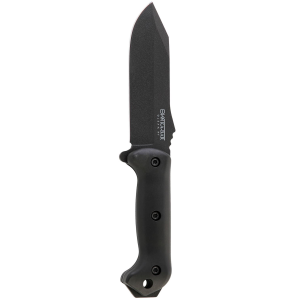 Ka-Bar BK10 Becker Crewman 5.50 in Fixed Clip Point Plain Black 1095 Cro-Van Blade, Black Ultramid Handle, Includes Sheath, Knife