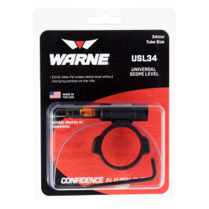 Warne USL34 Universal Scope Level 34mm Tube Diameter Universal Aluminum Black