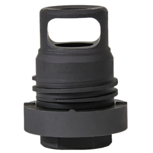 Yankee Hill 31021MB28A Mini Phantom Q.D. Muzzle Brake Black Melonite Steel with 1/2 in-28 tpi Threads & 1.60 in OAL for 5.56x45mm NATO AR-Platform