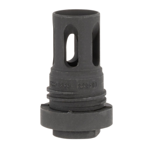 Yankee Hill 431528A Mini QD Flash Hider Black Steel with 1/2 in-28 tpi Threads & 2.13 in OAL for 5.56x45mm NATO AR-Platform