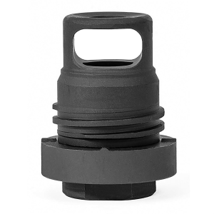Yankee Hill Machine Co Mini QD Muzzle Brake, 9MM, 5/8 in-24, Black, Includes Shim Kit YHM-3109-1MB-24A