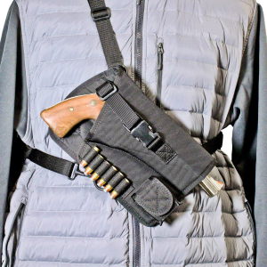 DeSantis Gunhide M72BALRZ0 Yukon Hunting Rig Shoulder Nylon Shoulder Fits Ruger GP100 4 in Right Hand, Holster