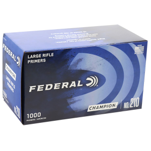 Federal 210 Champion Large, Rifle Multi Caliber 1000 Per Box/5 Case