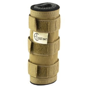 Cole-TAC HTP Cover, Suppressor Cover, 6 in, Coyote Brown, Fits 1-2 in Suppressors, Includes Inner Tube and Outer Shell HTP102
