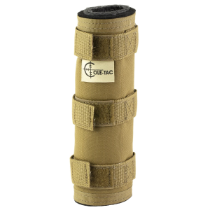 Cole-TAC HTP Cover, Suppressor Cover, 7.5 in, Coyote Brown, Fits 1-2 in Suppressors, Includes Inner Tube and Outer Shell HTP202