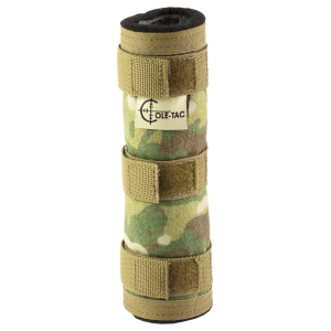 Cole-TAC HTP Cover, Suppressor Cover, 7.5 in, Multicam, Fits 1-2 in Suppressors, Includes Inner Tube and Outer Shell HTP203