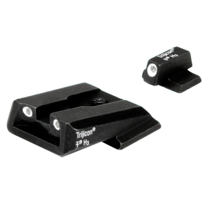 Trijicon 600442 Bright & Tough Night Sights- Smith & Wesson M&P Black | Green Tritium White Outline Front Sight Green Tritium White Outline Rear Sight