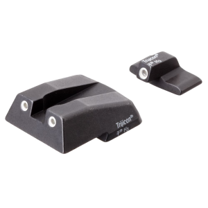 Trijicon 600282 Bright & Tough Night Sights- H&K Black | Green Tritium White Outline Front Sight Green Tritium White Outline Rear Sight