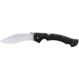 Cold Steel CS62JL Rajah II 6 in Folding Plain Stone Washed Japanese AUS-10A SS Blade/ Black Griv-Ex Handle, Knife