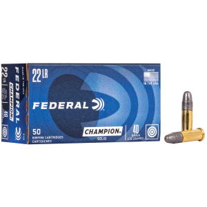 Federal Lightning, 22LR, 40 Grain, Solid, 50 Round Box 510