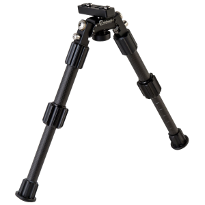 Caldwell 1081953 Accumax Premium M-Lok/Key Mod Bipod 6-9 in Black Carbon Fiber