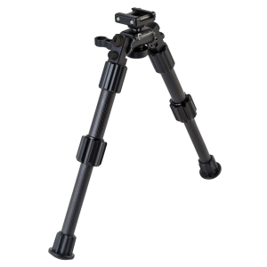 Caldwell 1081952 Accumax Premium Pic Rail Bipod 6-9 in Black Carbon Fiber
