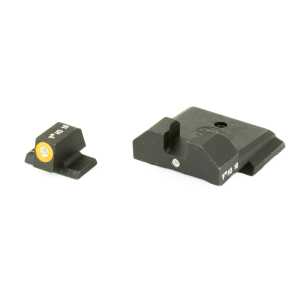 XS Sights F8 Night Sights, Fits S&W M&P Shield, Green with Orange Outline Front, Tritium Front/Rear SW-F028P-5