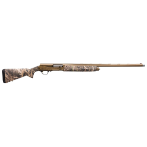 Browning 0119002005 A5 Wicked Wing Full Size 12 Gauge Semi-Auto 3.50 in 4+1 26 in Burnt Bronze Cerakote Back-Bored Vent Rib Barrel, Burnt Bronze Camo Cerakote Aluminum Receiver, Humpback Mossy Oak Shadow Grass Habitat Synthetic Stock, Shotgun