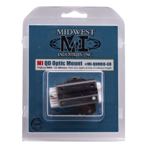 Midwest Industries MIQDMROCO Trijicon MRO QD Mount Black Hardcoat Anodized
