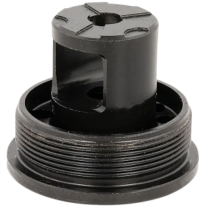 ADVANCED ARMAMENT COMPANY 65011 Flange Indexing Direct-Thread Adapter 5/8-24 tpi, Muzzle Brake Design, 1-3/8-24 tpi Socket, Suppressor Accessories