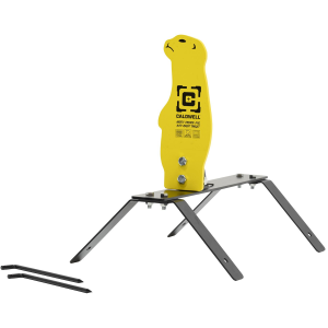 Caldwell 1178561 Auto Reset, Rifle Yellow AR500 Steel Prairie Dog Includes Ground Stakes