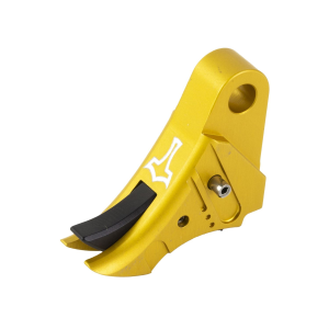 Glockmeister TYR TYRG5GOBLKS, Trigger, Gold Shoe/Black Safety, For Glock Gen 5 TYRG5GOBLKS
