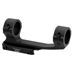 Warne V4011M MSR Scope Mount/Ring Combo Matte Black 1 in 20 MOA