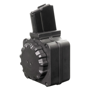 ProMag DRMA2 Standard 50rd Drum 308 Win/7.62x51mm NATO Fits Springfield M1A/M14 Black DuPont Zytel Polymer, Magazine