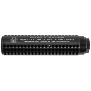 Beretta EU00029 Barrel Shroud 9mm/40/45 Cal Black Aluminum Fits Beretta CX4