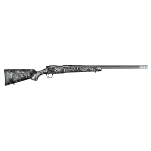 Christensen Arms 8010613900 Ridgeline FFT 7mm-08 Rem 4+1 20 in Stainless Threaded Barrel, Stainless Aluminum Receiver, Black w/Gray Accents Fixed Sporter Carbon Fiber Stock, , Rifle