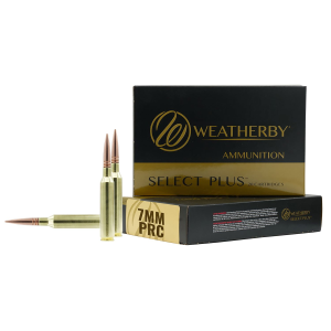 Weatherby R7PRC175EH Select Plus 7mmPRC 175gr 20 Per Box/10 Case, Centerfire Rifle Ammo
