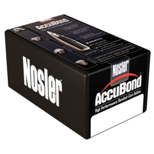 Nosler 54413 AccuBond 375 Cal 260 Grain Spitzer 50/Box, (Not Loaded)