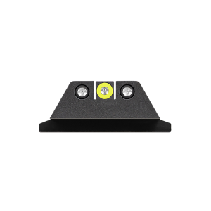 Night Fision SAW201003YGZ Tritium Night Sights For Smith & Wesson Black | Green Tritium Yellow Ring Front Sight Green Tritium Black Ring Rear Sight