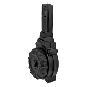 ProMag Mag DRM-A51, 9MM, 50 Round Drum, Fits Springfield Hellcat, Polymer, Black DRM-A51