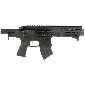 Maxim Defense MXM50801 PDX 505-SPS 7.62x39mm 20+1 5.50 in Barrel, Hate Brake Muzzle Booster Under M-Lok Handguard, Aluminum Receiver w/Black Finish, Black SCW System, ALG Combat Trigger, Optic Ready, Includes 1 20rd, Magazine, Pistol