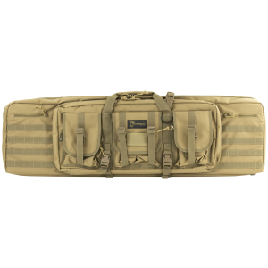 Drago Gear Double Gun Case, Dbl Rfl Cs, Tan, 600D Polyester,42 in 12-323TN