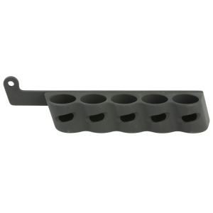 GG&G, Inc. 5 Shot Side Saddle, Fits Mossberg Shockwave, Holds 12 Gauge Ammunition, Angle Facilitates Easy Bottom Loading of the Magazine Tube and Top Loading of the Chamber, Black Finish GGG-2002