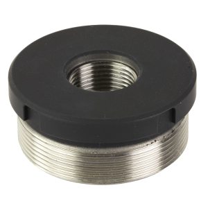 Energetic Armament Direct Thread Adapter, M14x1 LH Direct Threads, 1.375x24 Suppressor Threads, Titanium, Cerakote Finish, Black EA26