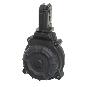 ProMag DRMA22 Standard 50rd Drum 9mm Luger Fits CZ Scorpion Black DuPont Zytel Polymer, Magazine