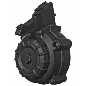 ProMag Mag DRM-A48, 7.62X39, 50 Round Drum, Fits SKS, Polymer, Black DRM-A48