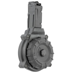 ProMag DRMA21 Standard 50rd Drum 9mm Luger Fits Sig MPX Black DuPont Zytel Polymer, Magazine