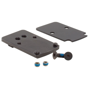 Trijicon AC32012 RMR/SRO Mount Black Steel, Compatible w/Glock Except MOS