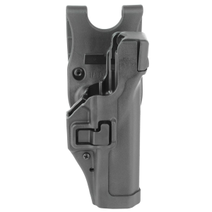 BLACKHAWK Level 3 Duty SERPA Belt Holster, Fits Glock 17/19/22/23/31/32, Right Hand, Matte Finish, Black 44H100BK-R
