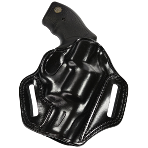 Galco CM270B Combat Master OWB Black Leather Belt Slide Fits Browning Hi-Power/Springfield SA-35/Girsan MC P35/Match Right Hand, Holster