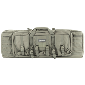 Drago Gear Double Rifle Gun Case, 36 in, Seal Gray 12-301GY