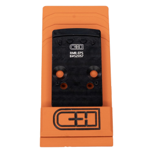C&H Precision V4, Optic Mounting Plate, For Converting Trijicon RMR Footprint to Holosun EPS/EPS Carry, Anodized Finish, Black RMR-EPS