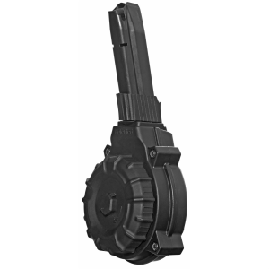 ProMag Mag DRM-A46, 9MM, 50 Round Drum, Fits Taurus PT 111, Polymer, Black DRM-A46