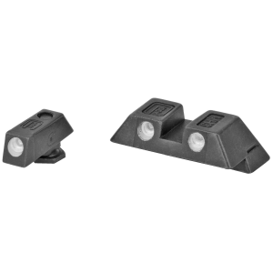 Glock OEM Night Sight Set 39928, 6.5mm, Fits Glock G17/19/22/23/26/27/33/34/35/37/38/39, Does Not Fit G42/43, Green Dot