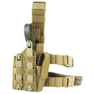 BLACKHAWK Omega VI Ultra Holster, Universal Handgun Fit Equipped With Light or Laser, Ambidextrous, Coyote Tan 40MLH1CT